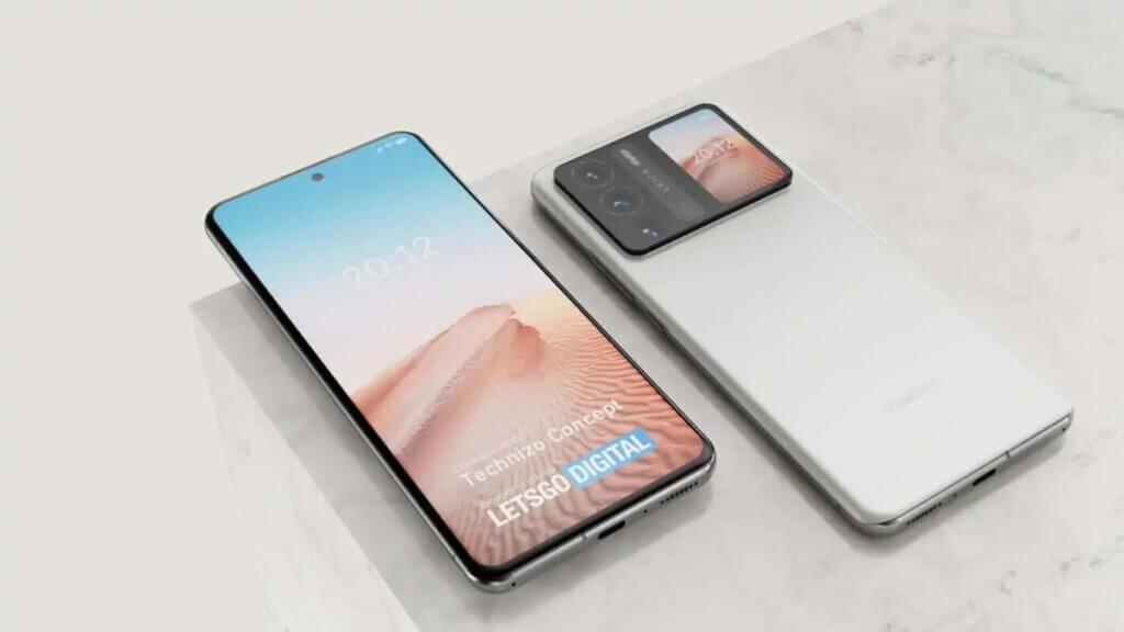 Концепт Xiaomi 12 Ultra с двумя дисплеями и камерами Leica